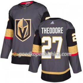 Vegas Golden Knights Shea Theodore 27 Adidas 2017-2018 Grijs Authentic Shirt - Mannen
